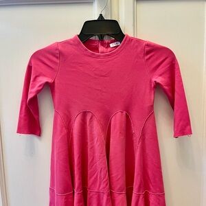 Il Gufo Vibrant Pink Casual Kids Dress